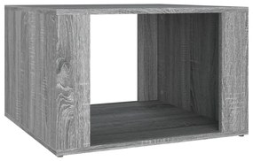 Comodino grigio sonoma 57x55x36 cm in legno multistrato