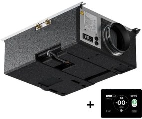 Deumidificatore isotermico a soffitto per sistemi radianti canalizzati portata 250 m3/h 25 litri giorno 39 db con comando evo touch e sonde daikin