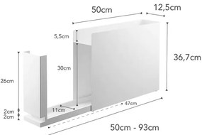 Organizzatore da cucina in metallo Tower - YAMAZAKI