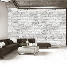 Fotomurale  White Brick  Colore Bianco, Dimensioni e Misure 100x70