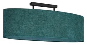 Duolla - Lampadario a plafone OVAL 2xE27/15W/230V verde