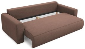 Divano rosa allungabile/con contenitore 238 cm Kapua – Makamii