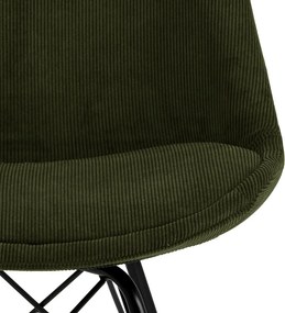 Sedia da pranzo verde scuro Eris - Actona