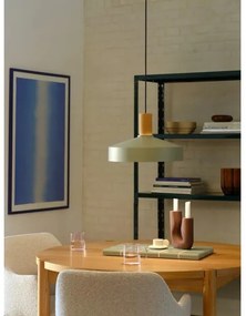 Nordlux - Lampadario a sospensione con filo ELVAS 1xE27/60W/230V diametro 37,5 cm verde