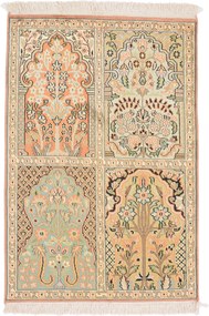 Cashmere Silk Tappeto 70 x 100 (Indian) Annodato A Mano