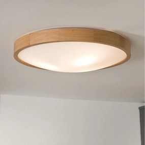 Brilagi-LED Plafoniera dimmerabile CARVALHO SLIM 3xE27/15W/230V Wi-Fi rovere Ø47 cm