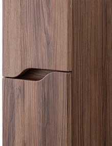 Pensile bagno sospeso 150 H noce con ripiani regolabili Maiori/Minori
