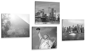 Set di quadri – New York in bianco e nero