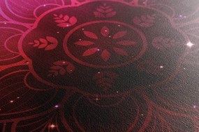 Stampa su tela – Mandala con sfondo galattico
