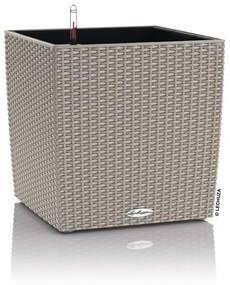 Vaso per piante e fiori Cottage LECHUZA in polipropilene beige H 30 cm L 30 x P 30 cm