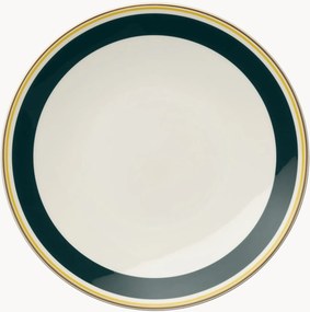 Set di 6 piatti da colazione in Fine Bone China Capri