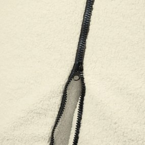 Pouf a sacco per bambini grigio chiaro con rivestimento in bouclé Clip Clap 115 – SLOWDOWN