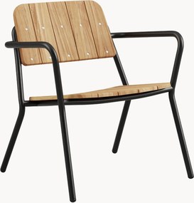 Sedia con braccioli da giardino in legno di teak Kirra
