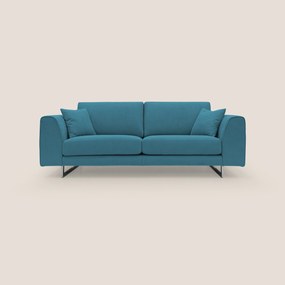 Armony Divano moderno con slitte in acciaio e tessuto impermeabile T02