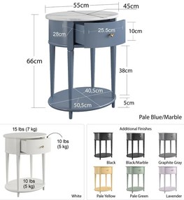 Comodino nero Aurora - Støraa