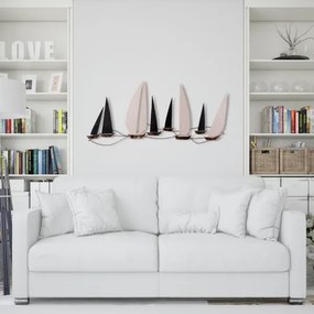 Decorazione murale 52x117 cm barche a vela