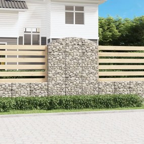 Cesto Gabbione Ad Arco 150x50x180/200 Cm Ferro Zincato /