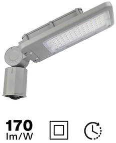 Armatura Stradale LED 40W Programmabile, Classe II con driver Philips Colore Bianco Freddo 5.000K