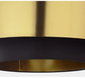 Lampadario su corda CALISTO 1xE27/25W/230V oro/nero
