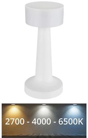 Globo 58447W - Lampada da tavolo LED dimmerabile ANGELIKA LED/1W/3,7V bianca