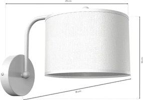 Applique ALBION 1xE27/60W/230V