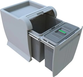 Bidone in plastica per rifiuti differenziati/incasso 30 l City - Elletipi