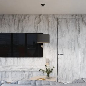 Sollux SL.1406 - Lampadario a sospensione con filo NOVA 1xE27/15W/230V diametro 40 cm nero