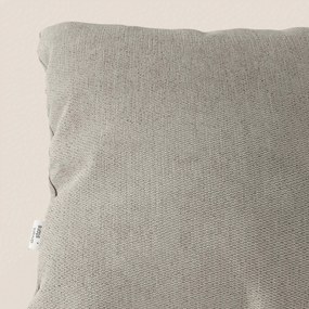 Miami cuscino disponibile in diversi colori realizzato in morbido tessuto impermeabile T14 tortora