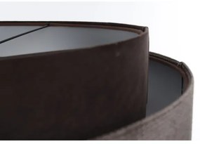 Lampadario a sospensione con filo DOBLO 1xE27/60W/230V marrone/argento d.60 cm