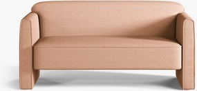 Divano Abby 2 posti in tessuto strutturato – 140x80x69 cm