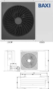 AWHP2R 8 MR POMPA DI CALORE SPLITTATA - unità esterna A7799992