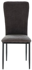 Set di sedie da pranzo nere 4 pz Holly - Marckeric