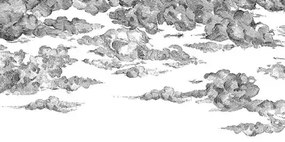 Tapete Cotton Skies von Rebel Walls - Black