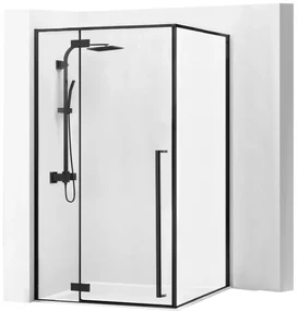 Cabina doccia Fargo 120x90 Black Mat