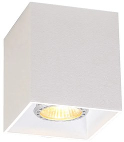 Faretto bianco con lampadina smart GU10 - QUBO 1