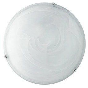 Lampadario Plafoniera Duna Ceiling Lamp Colore Bianco 60W Mis 30 cm