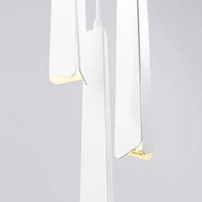 Sollux SL.1398 - Lampadario a sospensione con filo PRYSM 3xG9/8W/230V bianco