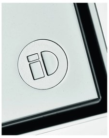 Organizzatore da bagno nero opaco per cosmetici in plastica riciclata Nail Station - iDesign