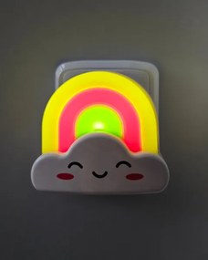 Lampada notturna LED per bambini LED/0,5W/230V arcobaleno