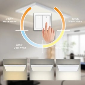 Brilagi - LED plafoniera da bagno FRAME LED/96W/230V 120x60 cm IP44 bianco