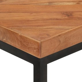 Tavolo da pranzo 120x60x76 cm legno massello di acacia e mango