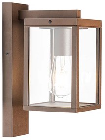 Lanterna da parete industriale marrone ruggine IP44 - Charlois