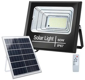 Aigostar - LED Faro solare dimmerabile LED/60W/3,2V IP67 + +TC