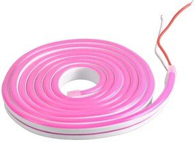 Striscia LED NEON 2 m LED/17W/12V IP65 rosa