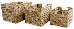 Set Di Cesti Portaoggetti 3 Pz İn Giacinto Dacqua /