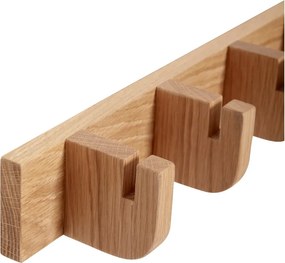 Attaccapanni in legno di quercia naturale Nomad - Hübsch
