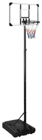 Supporto Per Pallacanestro Trasparente 280-350 Cm Policarbonato /