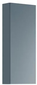 Pensile bagno Pixel laccato opaco indaco, 1 anta apertura da sinistra P 17 x L 30 x H 80 cm