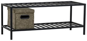 Scarpiera nera in metallo Vita - House Nordic