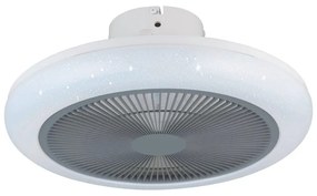 Ventilatore da soffitto Kostrena grigio, Ø 45 cm, CCT, dimmerabile, EGLO IP20